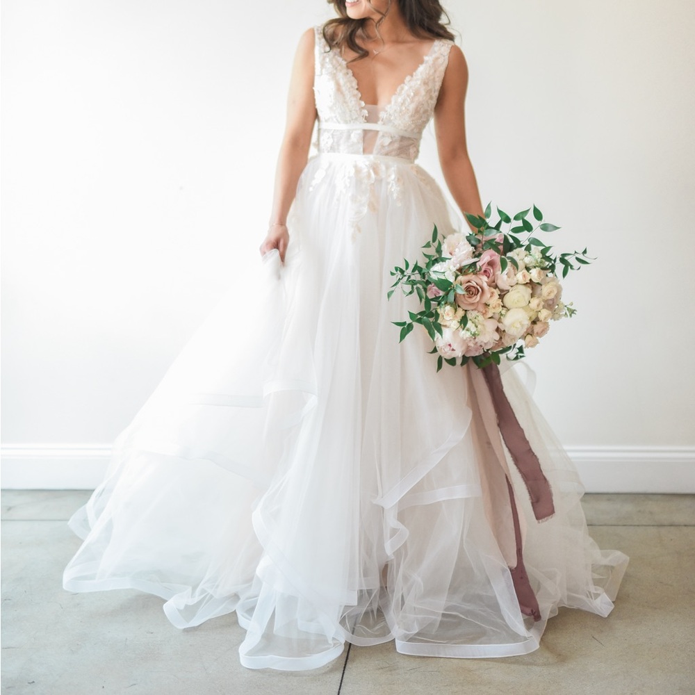 Custom wedding dress size 2